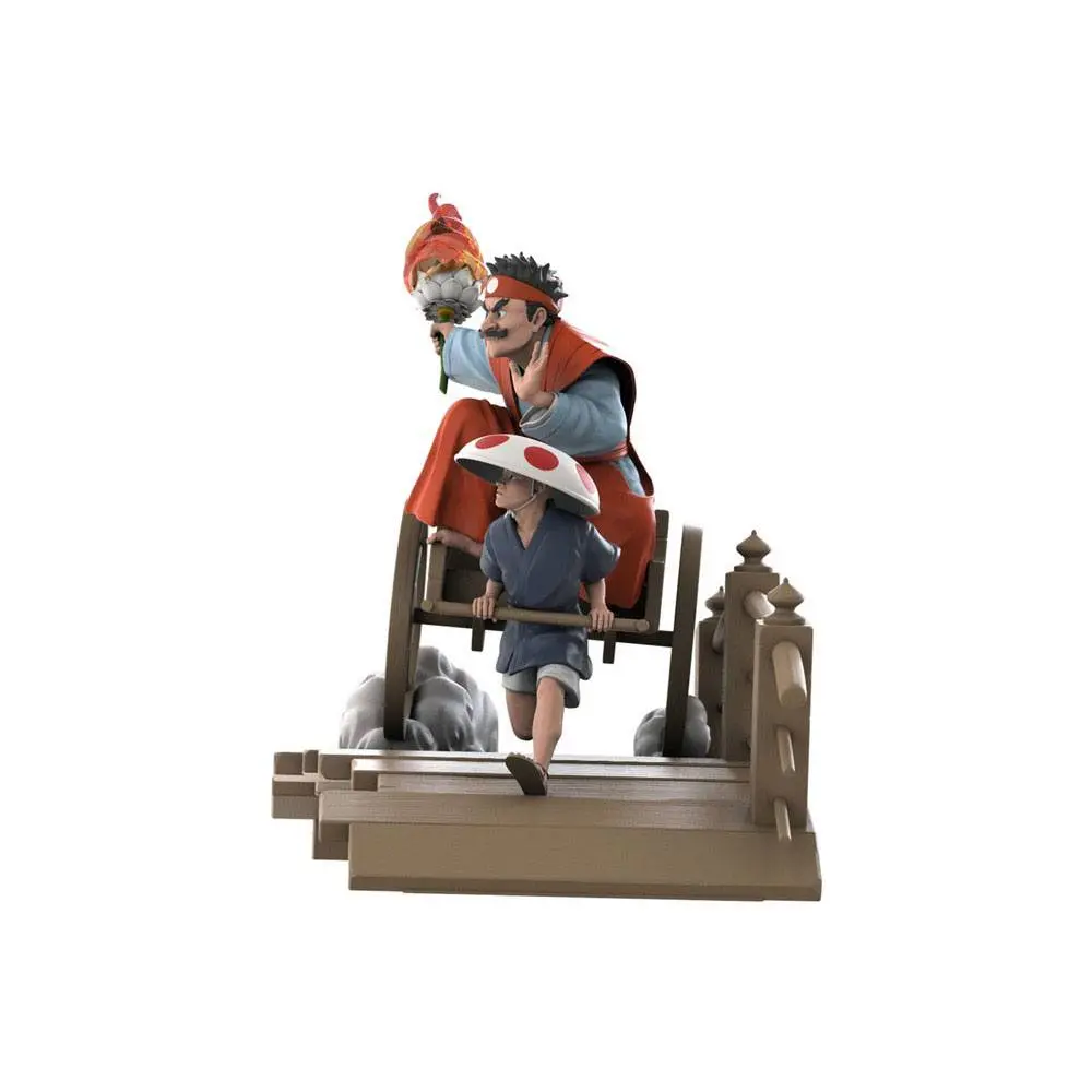 Ukiyo-E Statue Rickshaw Kart: Mushroom Shogun by Jed Henry Limited Edition 22 cm Produktfoto