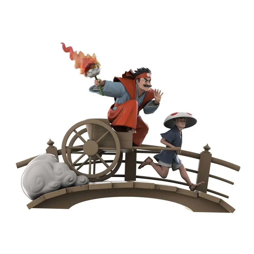Ukiyo-E Statue Rickshaw Kart: Mushroom Shogun by Jed Henry Limited Edition 22 cm Produktfoto