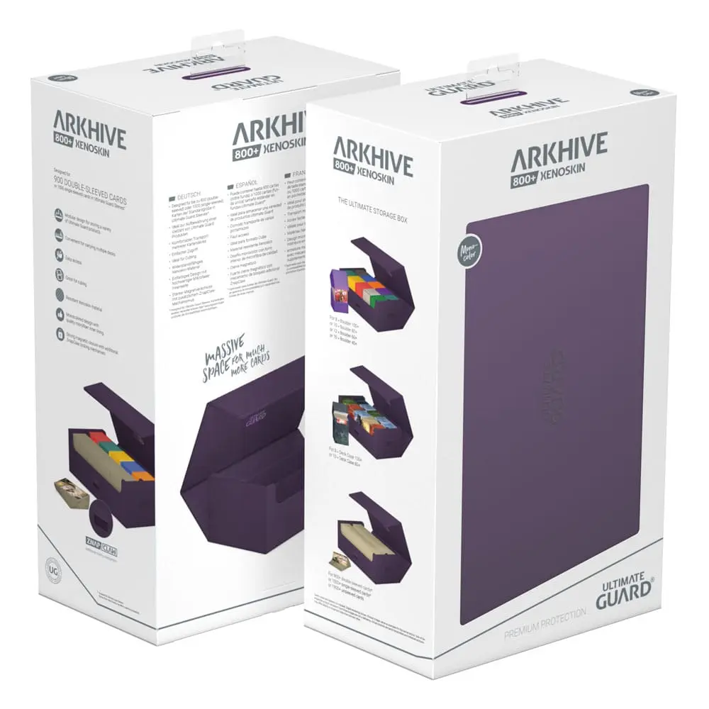 Ultimate Guard Arkhive 800+ XenoSkin Monocolor Violett Produktfoto