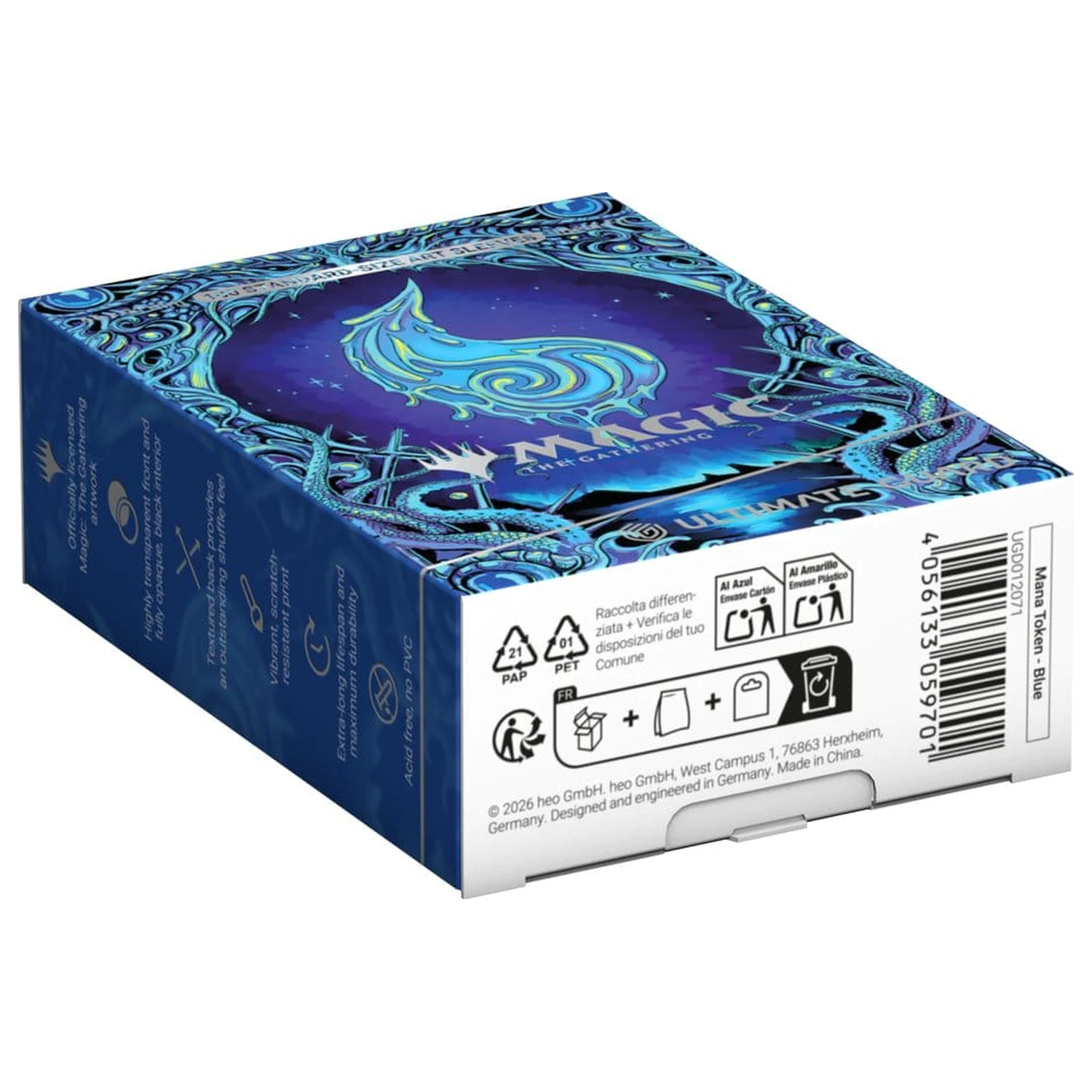Ultimate Guard Art Hüllen Magic: The Gathering "Mana Token" - Island Produktfoto