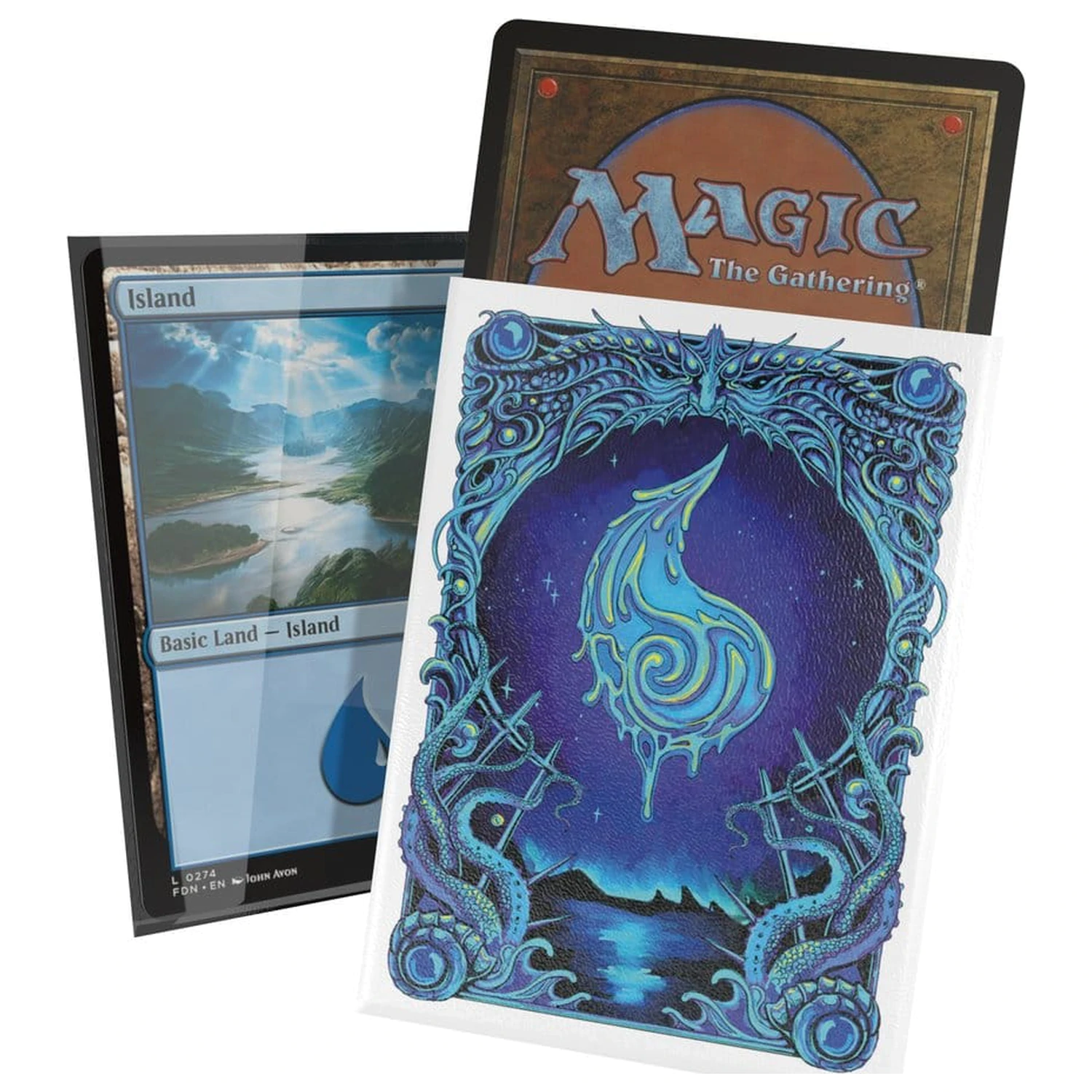Ultimate Guard Art Hüllen Magic: The Gathering "Mana Token" - Island Produktfoto