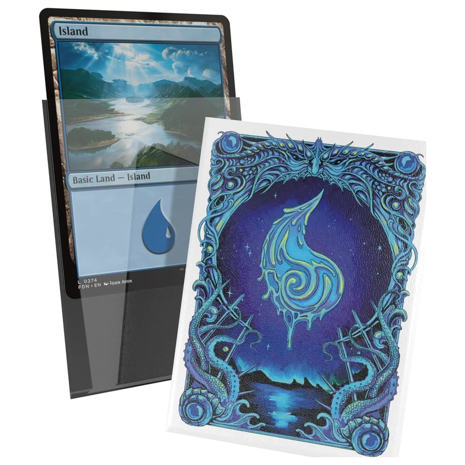 Ultimate Guard Art Hüllen Magic: The Gathering "Mana Token" - Island Produktfoto