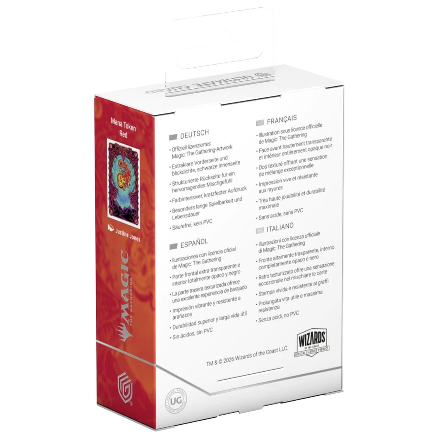 Ultimate Guard Art Sleeves Magic: The Gathering "Mana Token" - Mountain Produktfoto