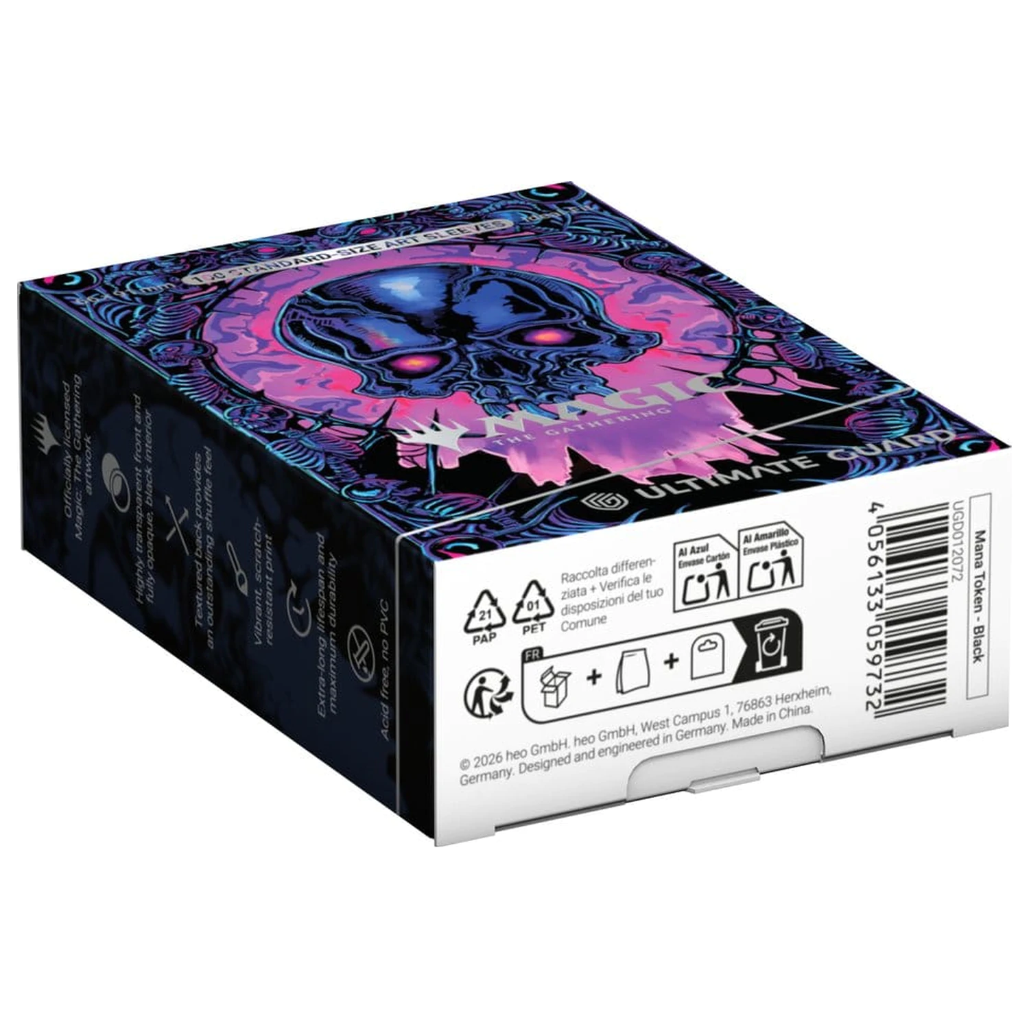 Ultimate Guard Art Sleeves Magic: The Gathering "Mana Token" - Sumpf Produktfoto