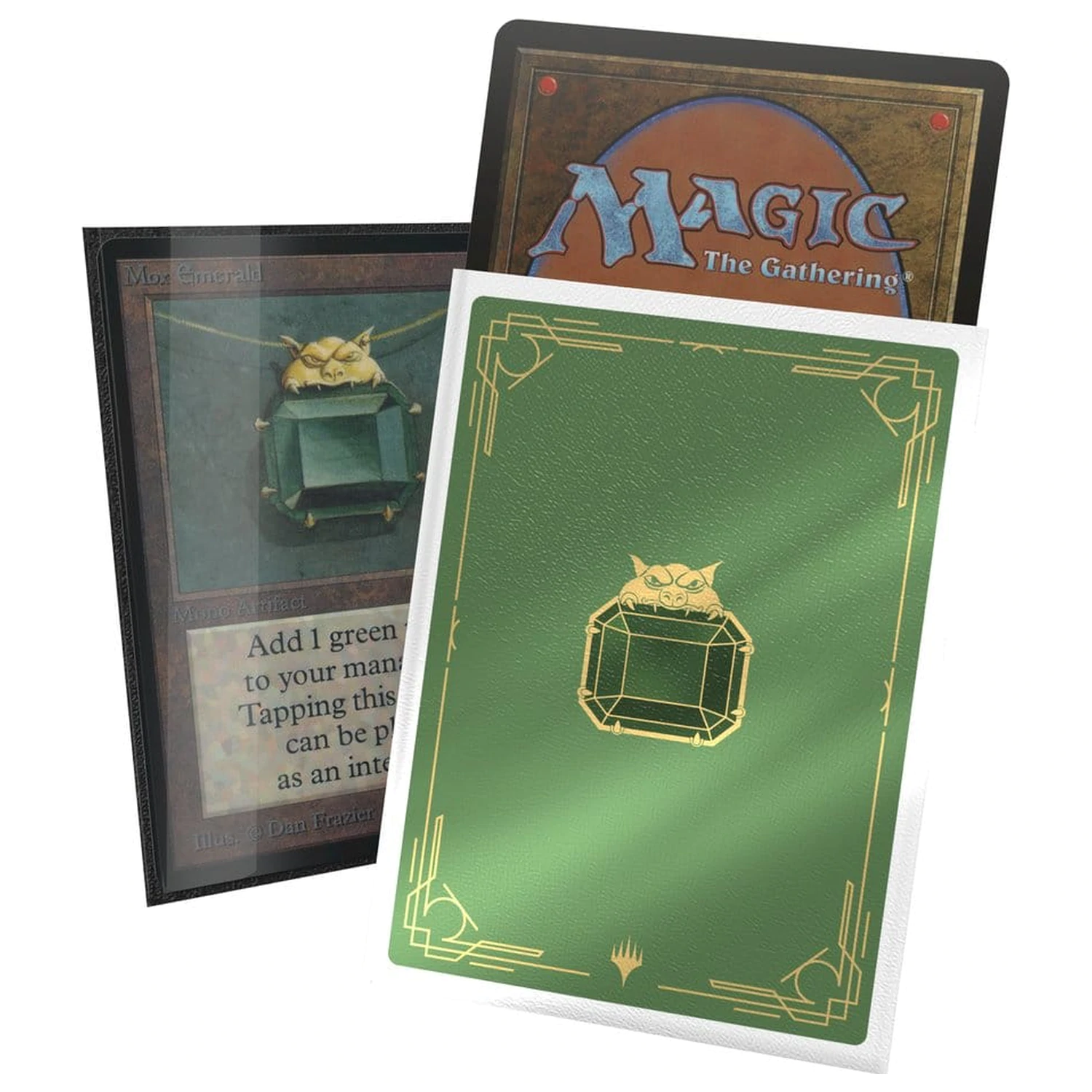 Ultimate Guard Art Sleeves Magic: The Gathering "Mox Collection" - Smaragd Produktfoto
