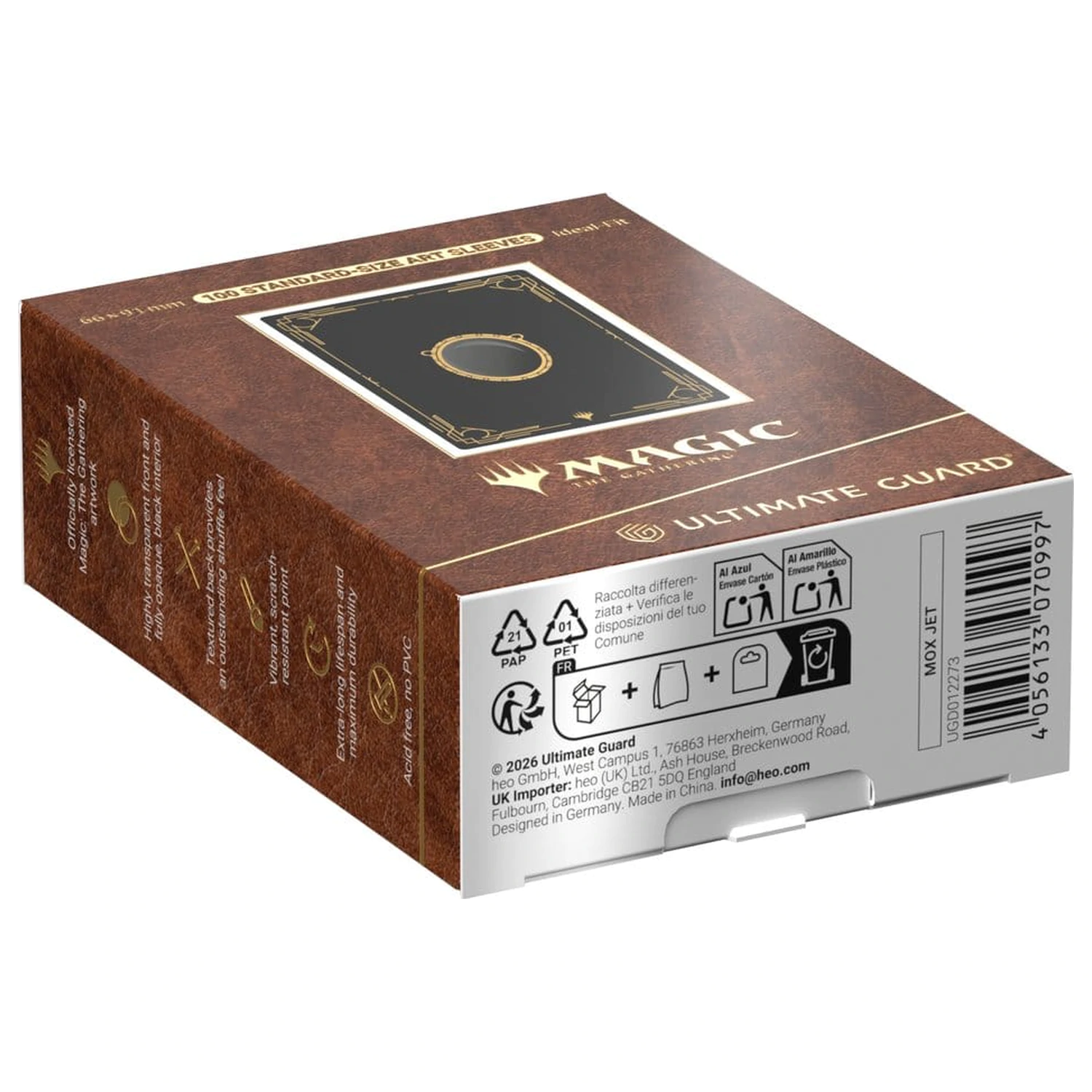 Ultimate Guard Art Sleeves Magic: The Gathering "Mox Collection" - Jet Produktfoto
