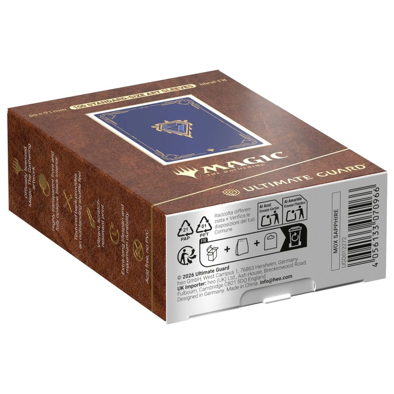 Ultimate Guard Art Sleeves Magic: The Gathering "Mox Collection" - Sapphire Produktfoto