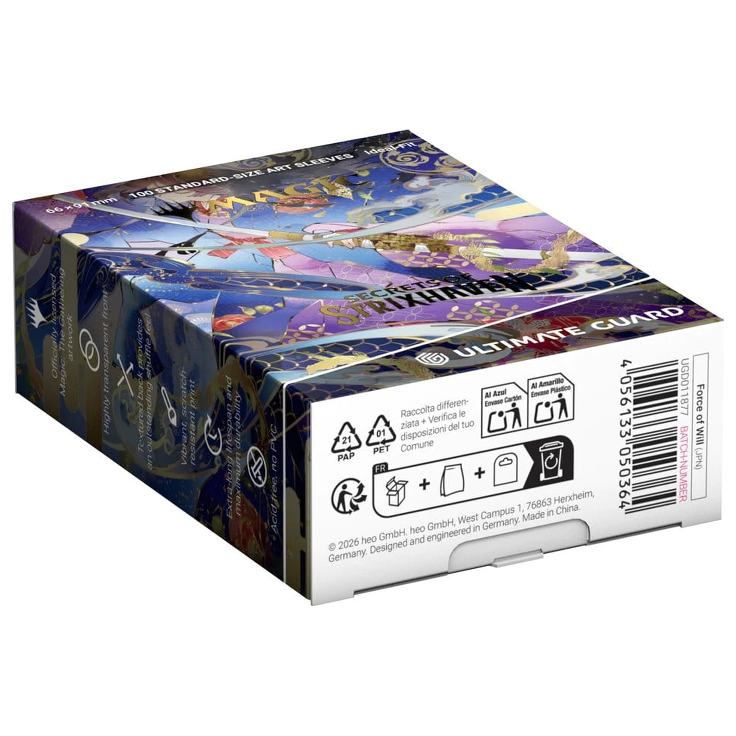 Ultimate Guard Art Sleeves Magic: The Gathering "Secrets of Strixhaven" - Blue Mythic 1 (Alternate Art) Produktfoto