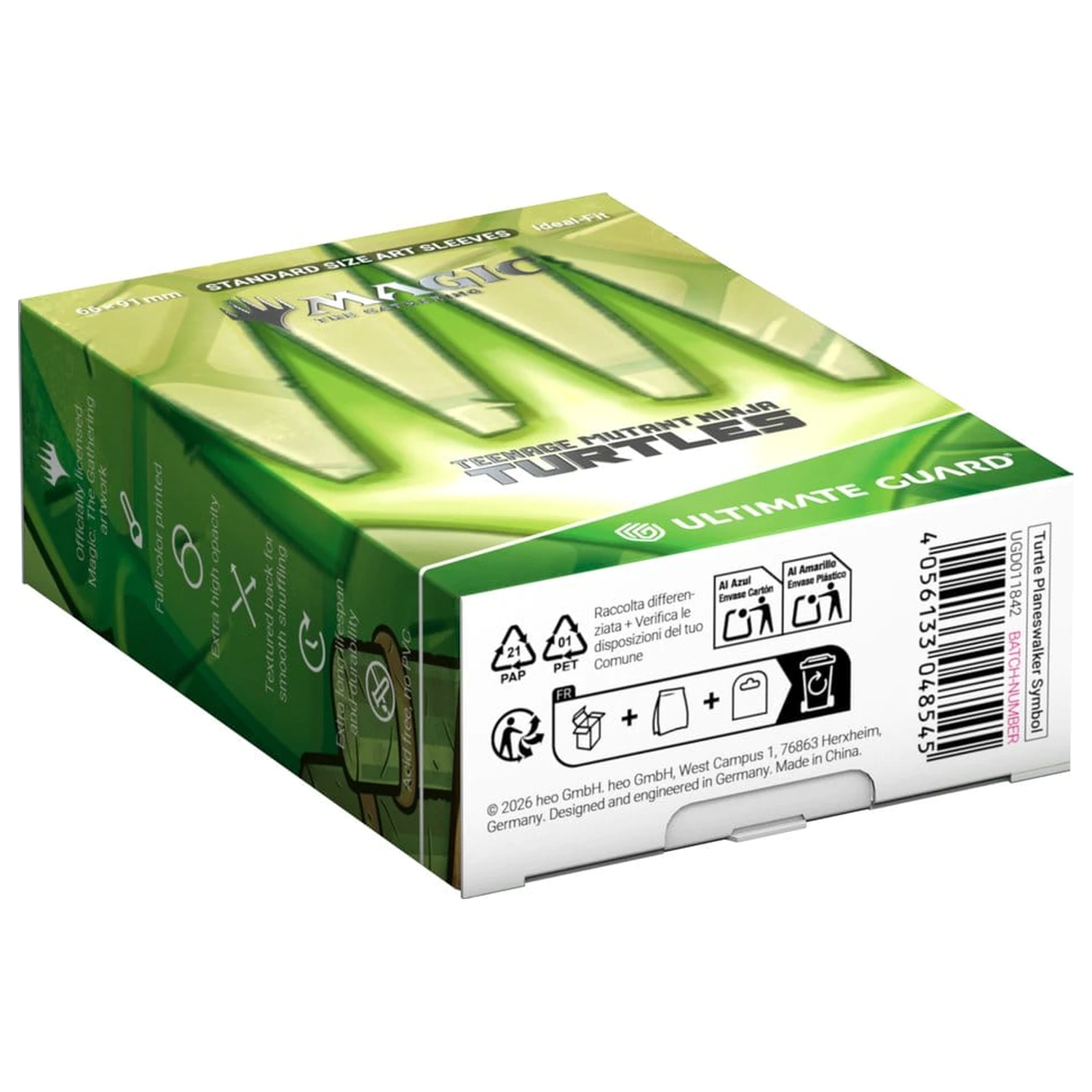 Ultimate Guard Art Sleeves Magic: The Gathering | Teenage Mutant Ninja Turtles - Turtle Planeswalker Symbol Produktfoto
