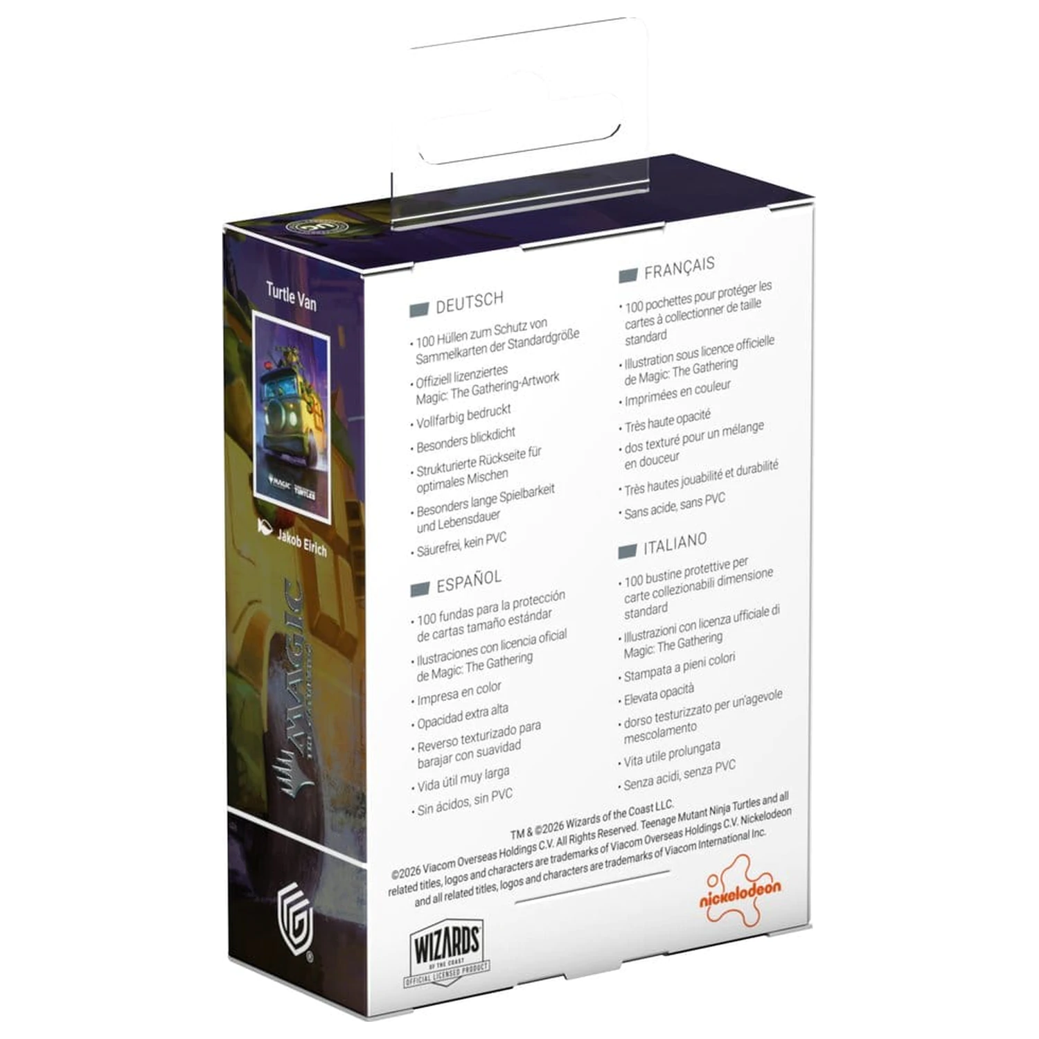 Ultimate Guard Art Sleeves Magic: The Gathering | Teenage Mutant Ninja Turtles - Turtle Van Produktfoto