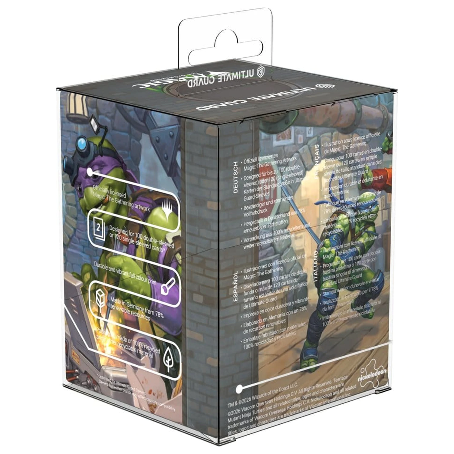 Ultimate Guard RTE Boulder 100+ Magic: The Gathering | Teenage Mutant Ninja Turtles - Turtle Lair Produktfoto