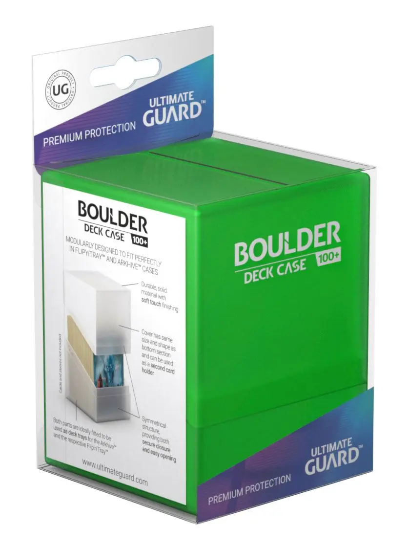 Ultimate Guard Boulder Deck Case 100+ Standardgröße Emerald Produktfoto