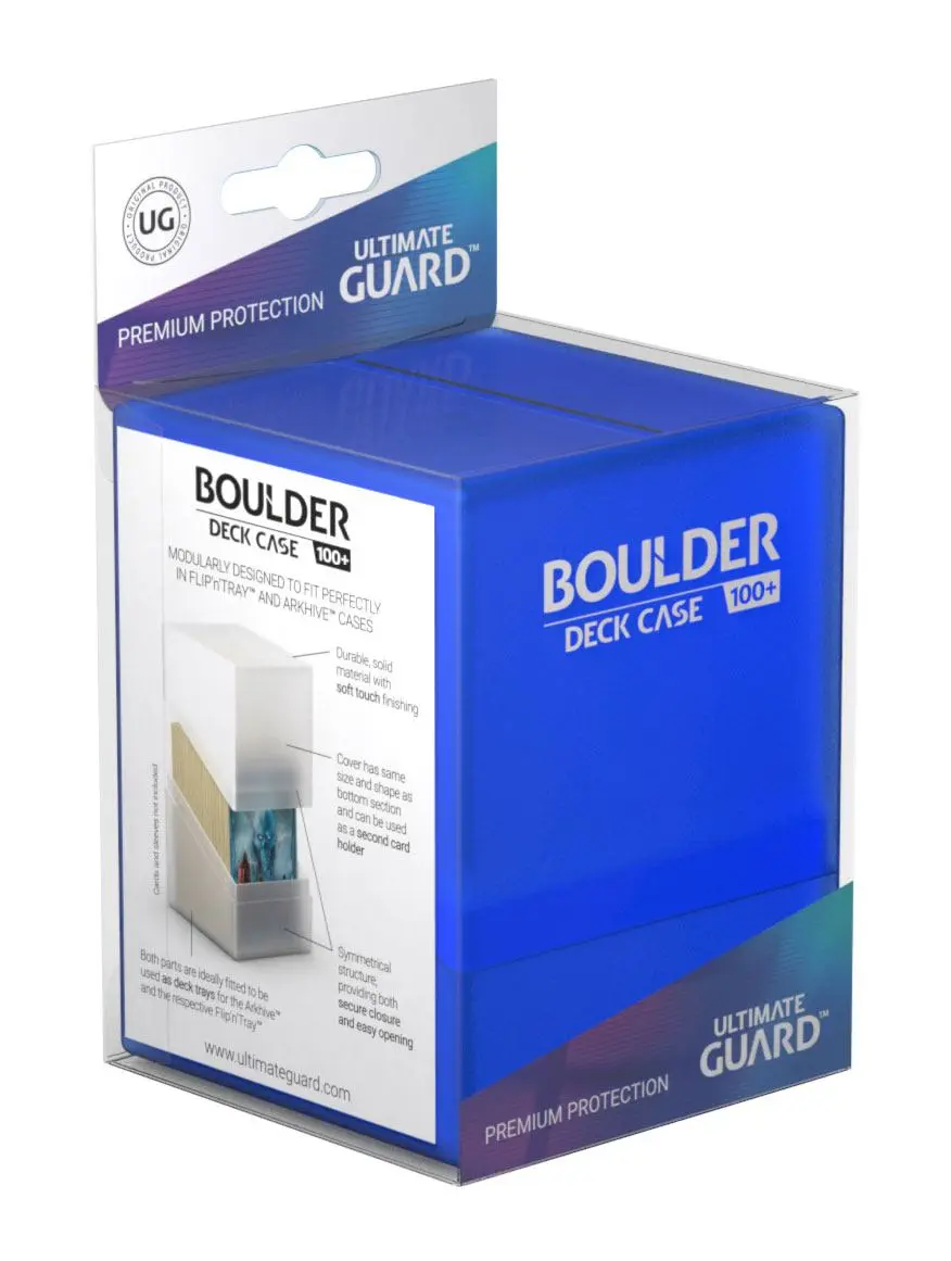 Ultimate Guard Boulder Deck Case 100+ Standardgröße Sapphire Produktfoto