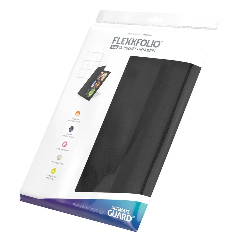 Ultimate Guard Flexxfolio 360 - 18-Pocket XenoSkin Schwarz Produktfoto