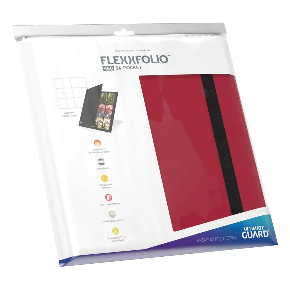 Ultimate Guard Flexxfolio 480 - 24-Pocket (Quadrow) - Rot termékfotó