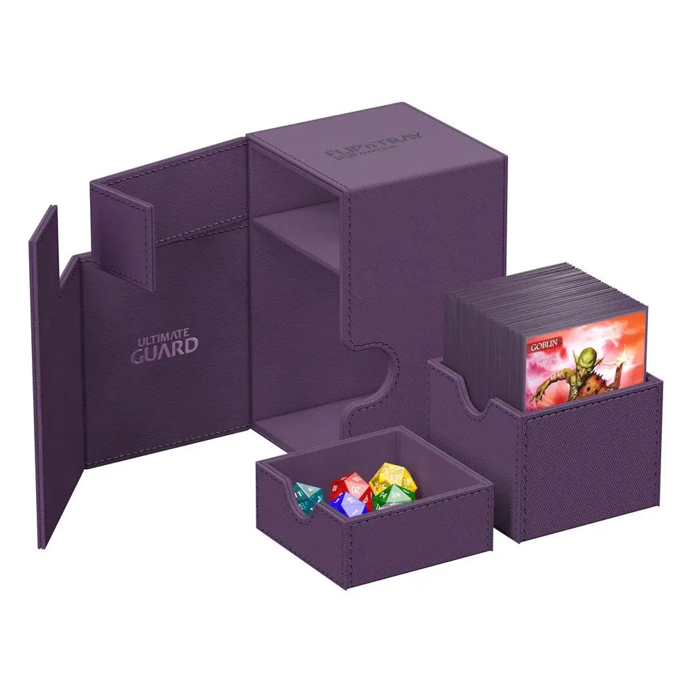 Ultimate Guard Flip`n`Tray 100+ XenoSkin Monocolor Violett Produktfoto