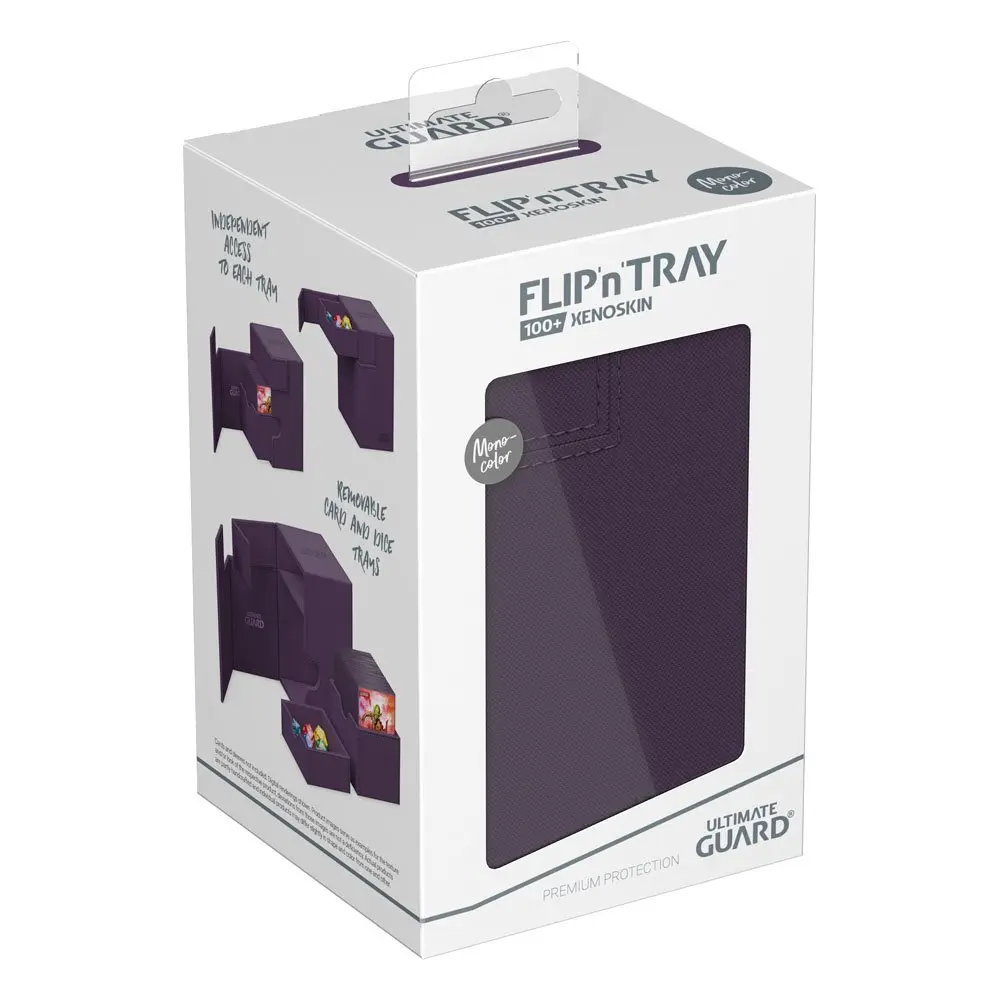 Ultimate Guard Flip`n`Tray 100+ XenoSkin Monocolor Violett Produktfoto