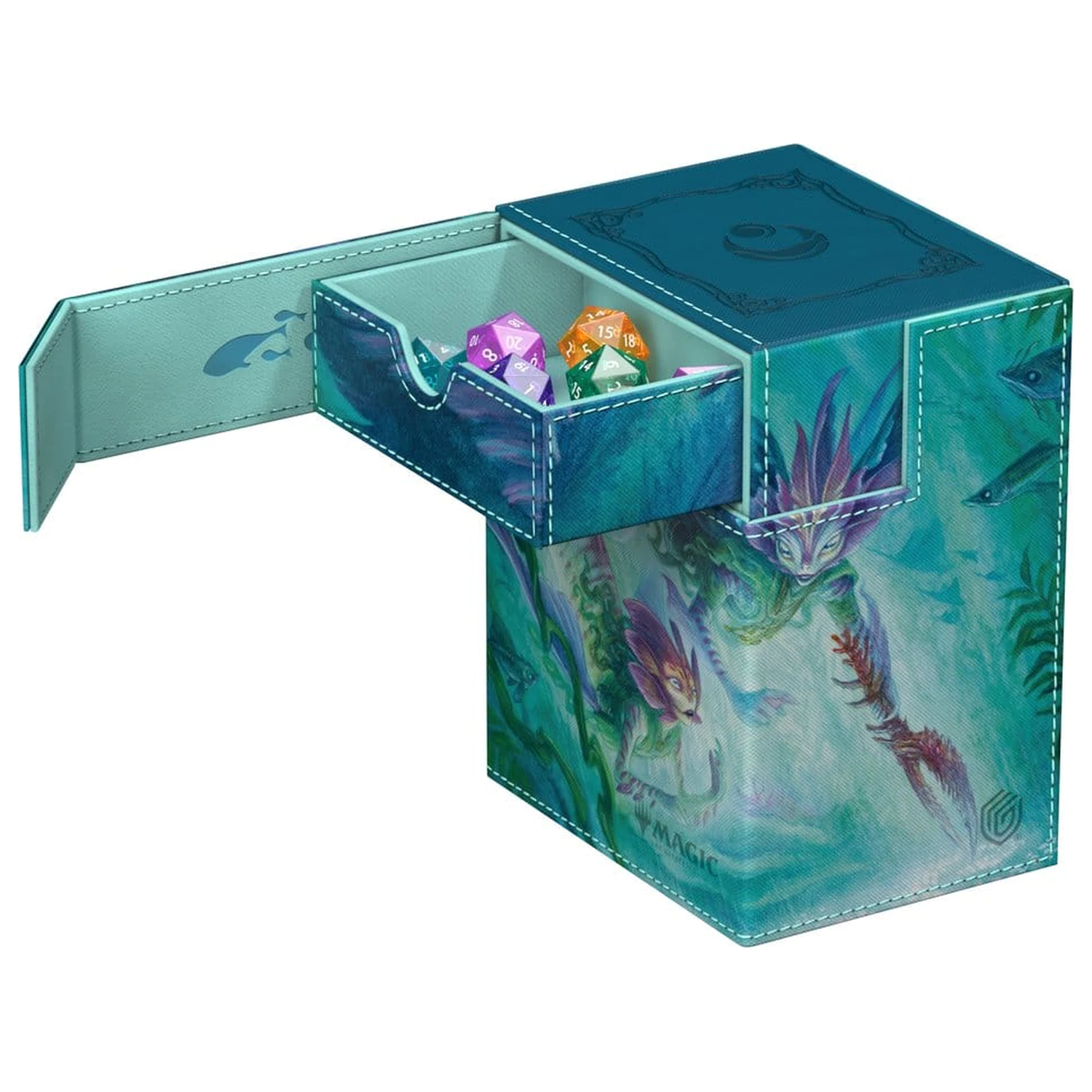 Ultimate Guard Flip'n'Tray 133+ Xenoskin Magic: The Gathering "Lorwyn Eclipsed" - Silvergill Mentor Produktfoto