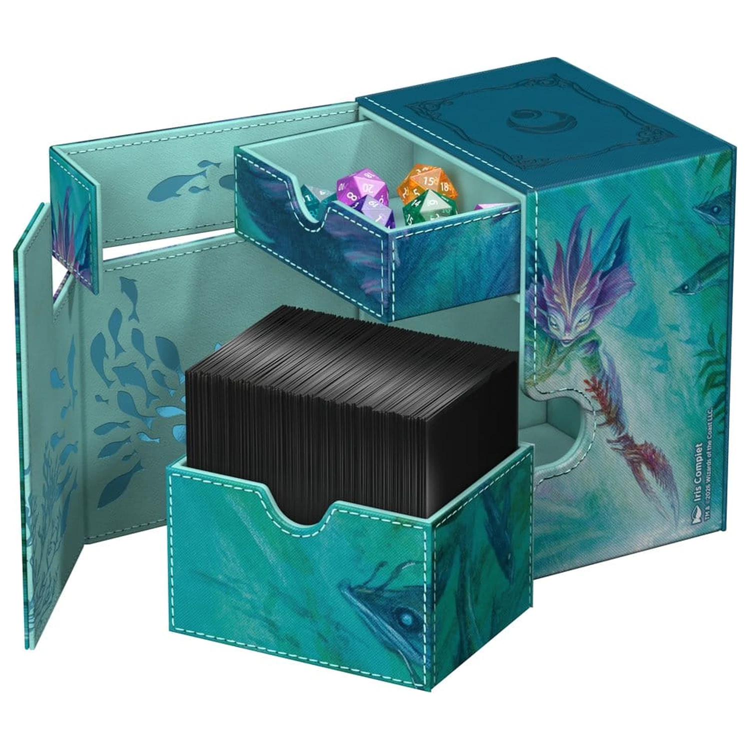 Ultimate Guard Flip'n'Tray 133+ Xenoskin Magic: The Gathering "Lorwyn Eclipsed" - Silvergill Mentor Produktfoto