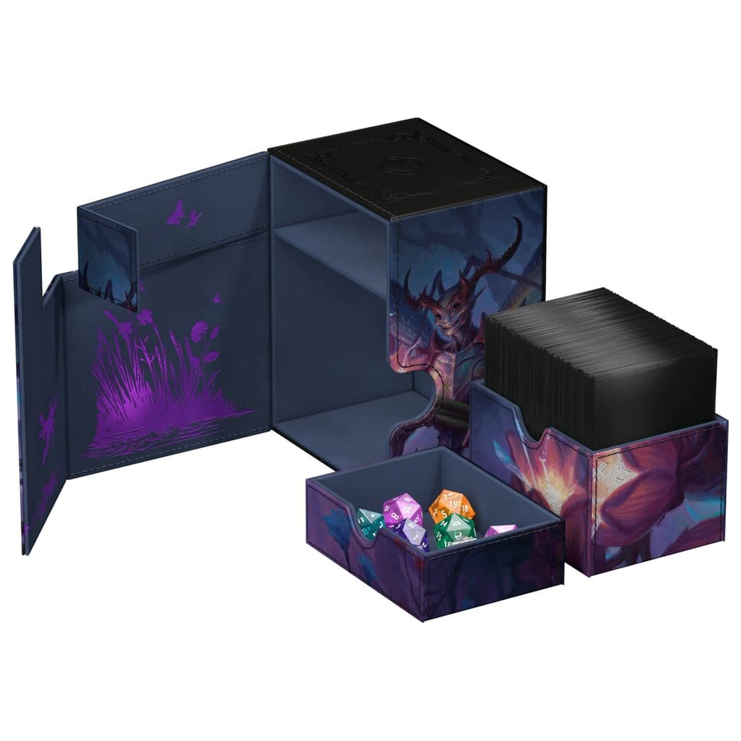 Ultimate Guard Flip'n'Tray 133+ Xenoskin Magic: The Gathering "Lorwyn Eclipsed" - Bitterbloom Bearer Produktfoto