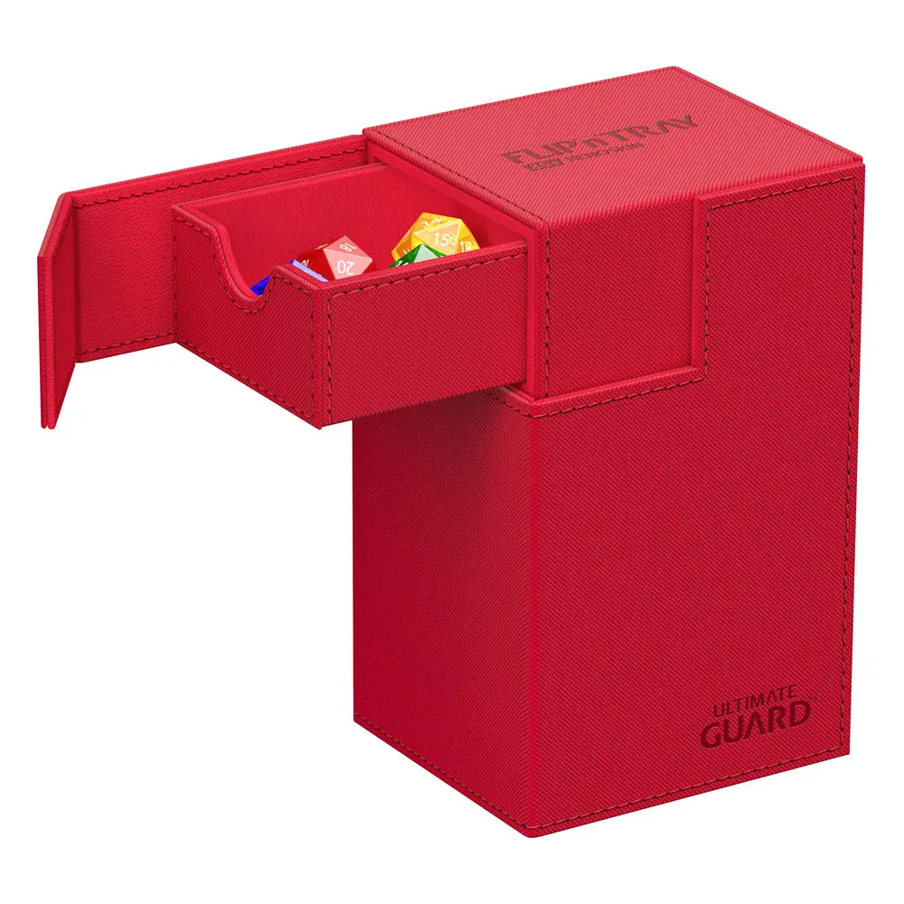 Ultimate Guard Flip`n`Tray 80+ XenoSkin Monocolor Rot termékfotó