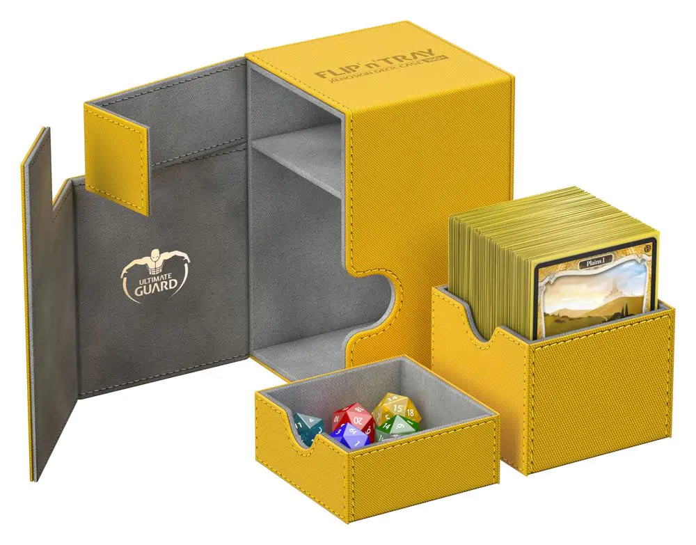 Ultimate Guard Flip´n´Tray Deck Case 100+ Standardgröße XenoSkin Bernstein Produktfoto