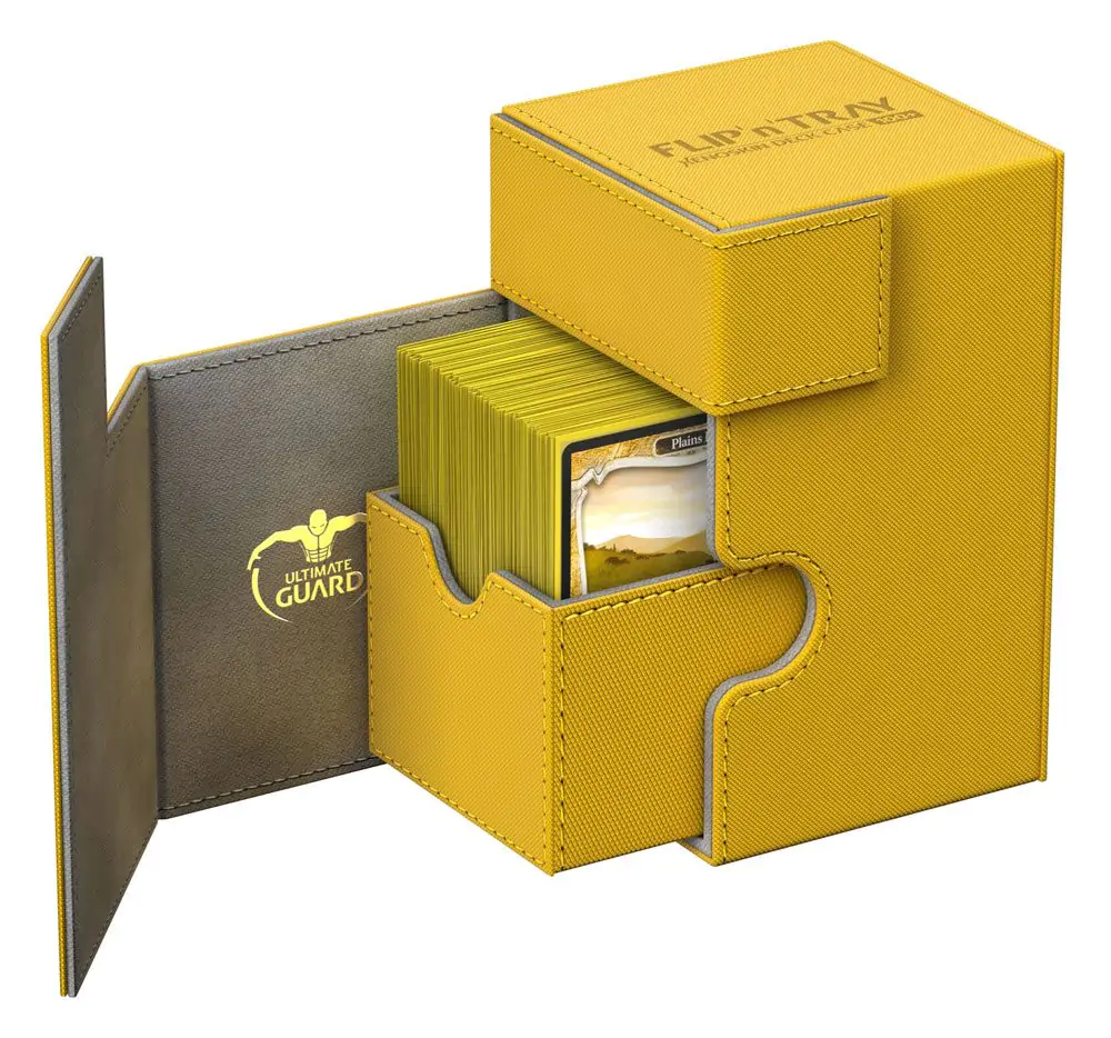 Ultimate Guard Flip´n´Tray Deck Case 100+ Standardgröße XenoSkin Bernstein Produktfoto