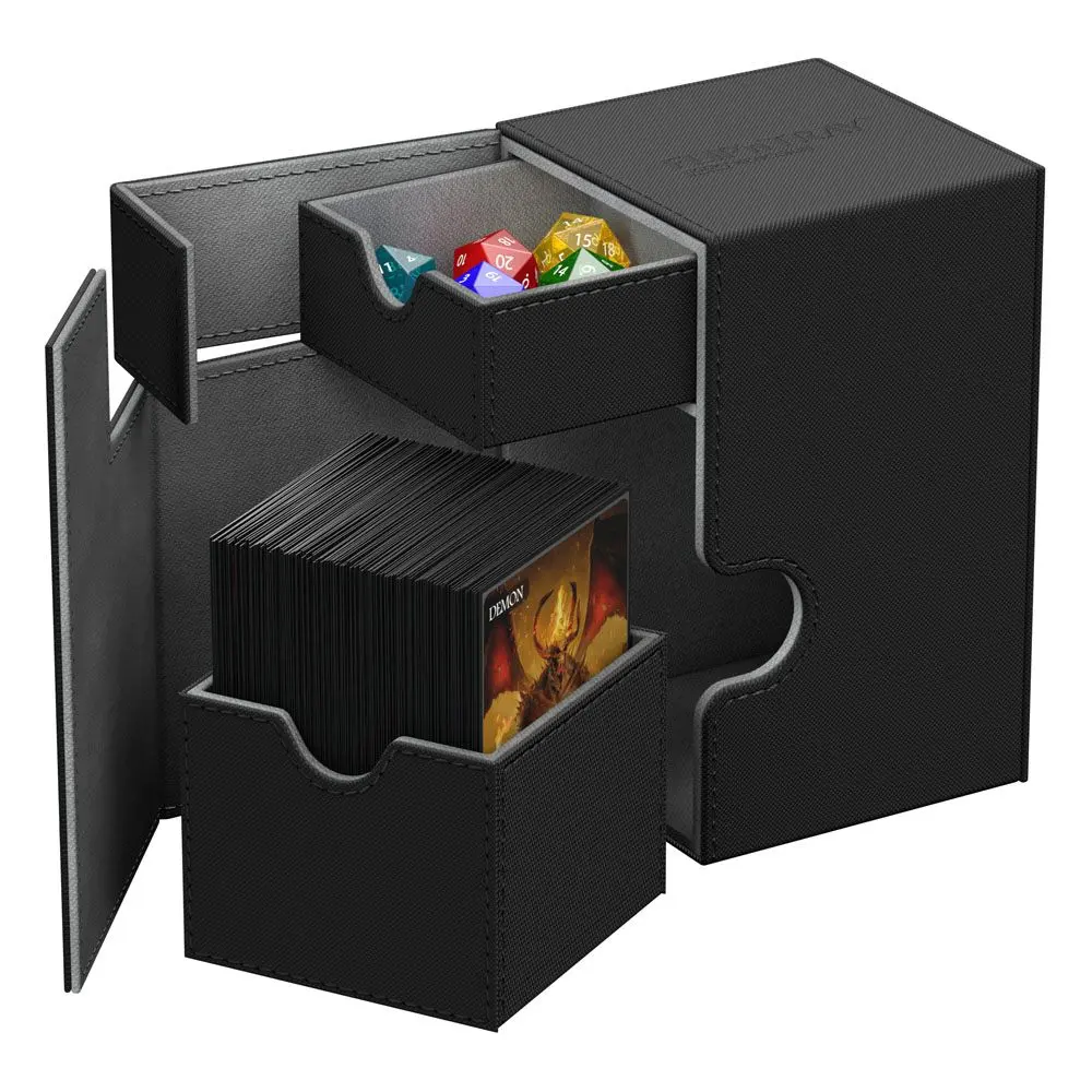 Ultimate Guard Flip´n´Tray Karten Deck Case 100+ Standard Größe XenoSkin Schwarz Produktfoto