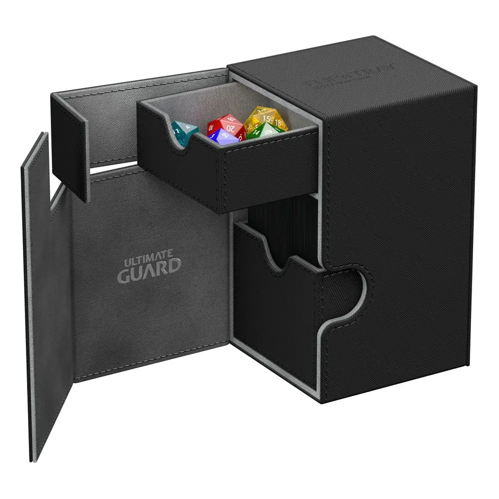 Ultimate Guard Flip´n´Tray Karten Deck Case 100+ Standard Größe XenoSkin Schwarz Produktfoto
