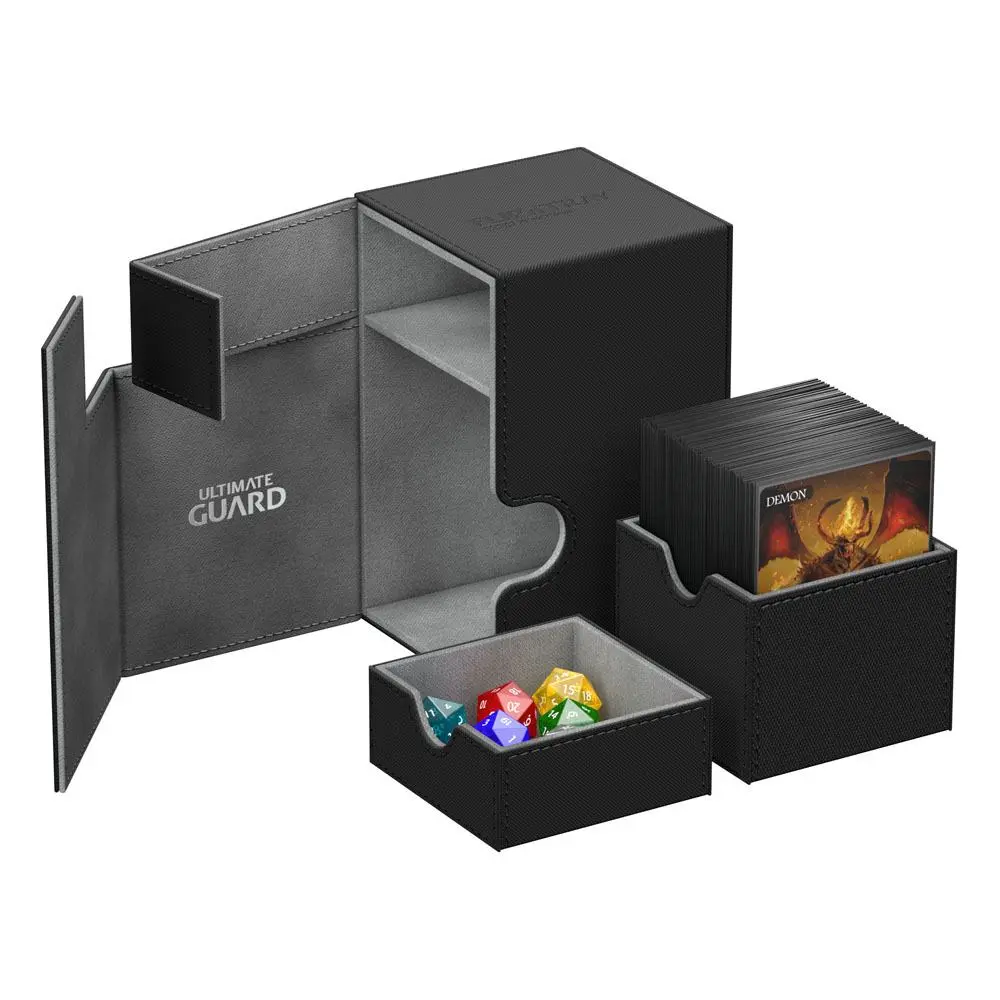 Ultimate Guard Flip´n´Tray Karten Deck Case 100+ Standard Größe XenoSkin Schwarz Produktfoto