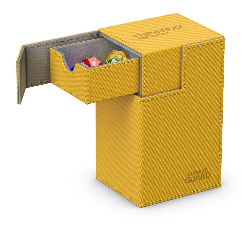 Ultimate Guard Flip´n´Tray  Deck Case 80+ Standard Größe XenoSkin Amber Produktfoto
