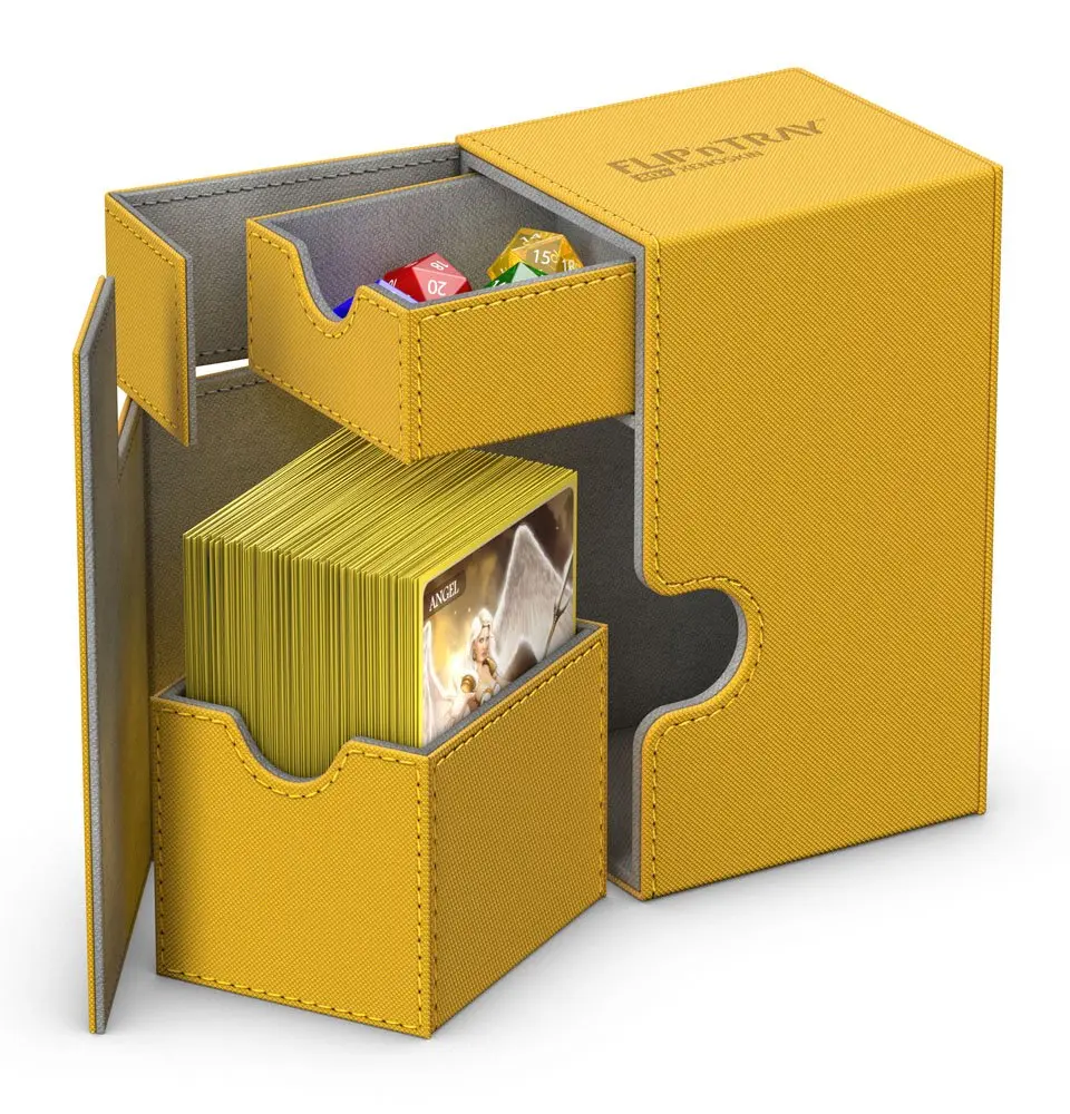 Ultimate Guard Flip´n´Tray  Deck Case 80+ Standard Größe XenoSkin Amber Produktfoto