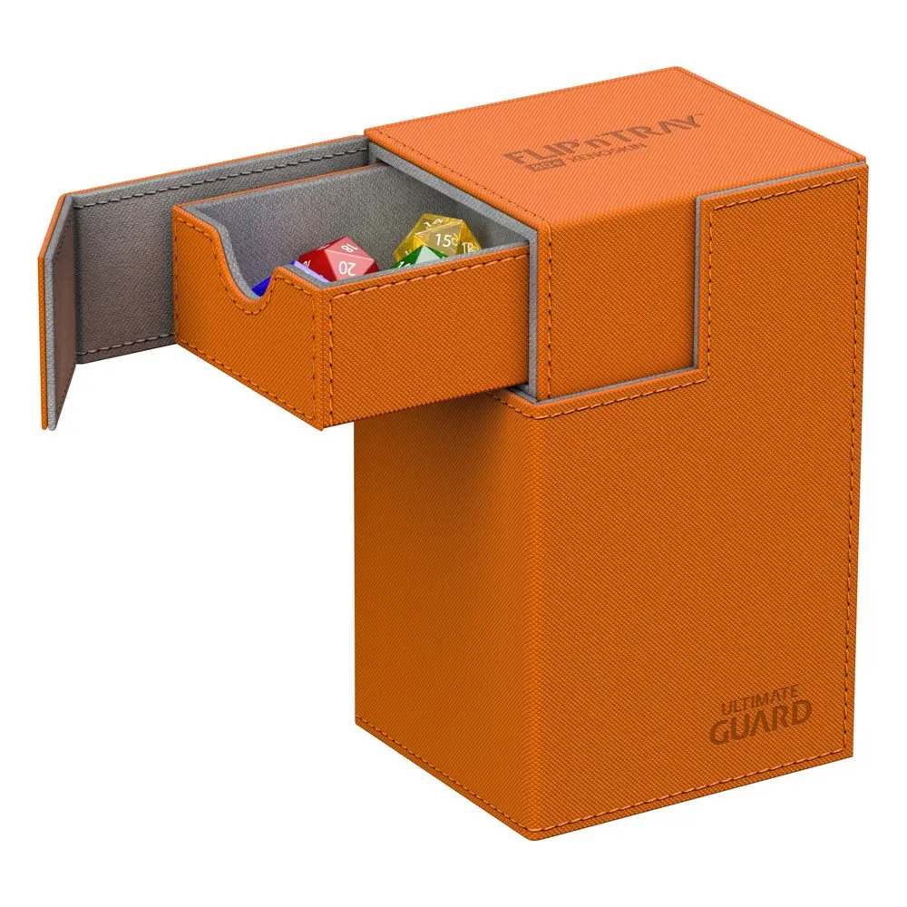 Ultimate Guard Flip´n´Tray  Deck Case 80+ Standard Größe XenoSkin Orange Produktfoto