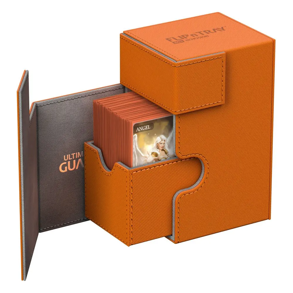 Ultimate Guard Flip´n´Tray  Deck Case 80+ Standard Größe XenoSkin Orange Produktfoto