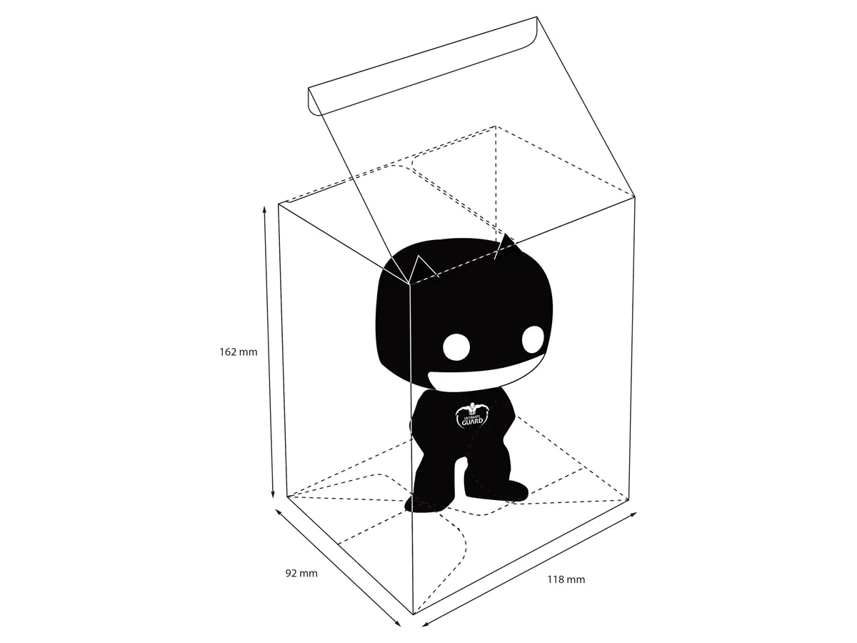 Ultimate Guard Schutzhülle Protective Case für Funko POP! Figuren 40 Stück Produktfoto