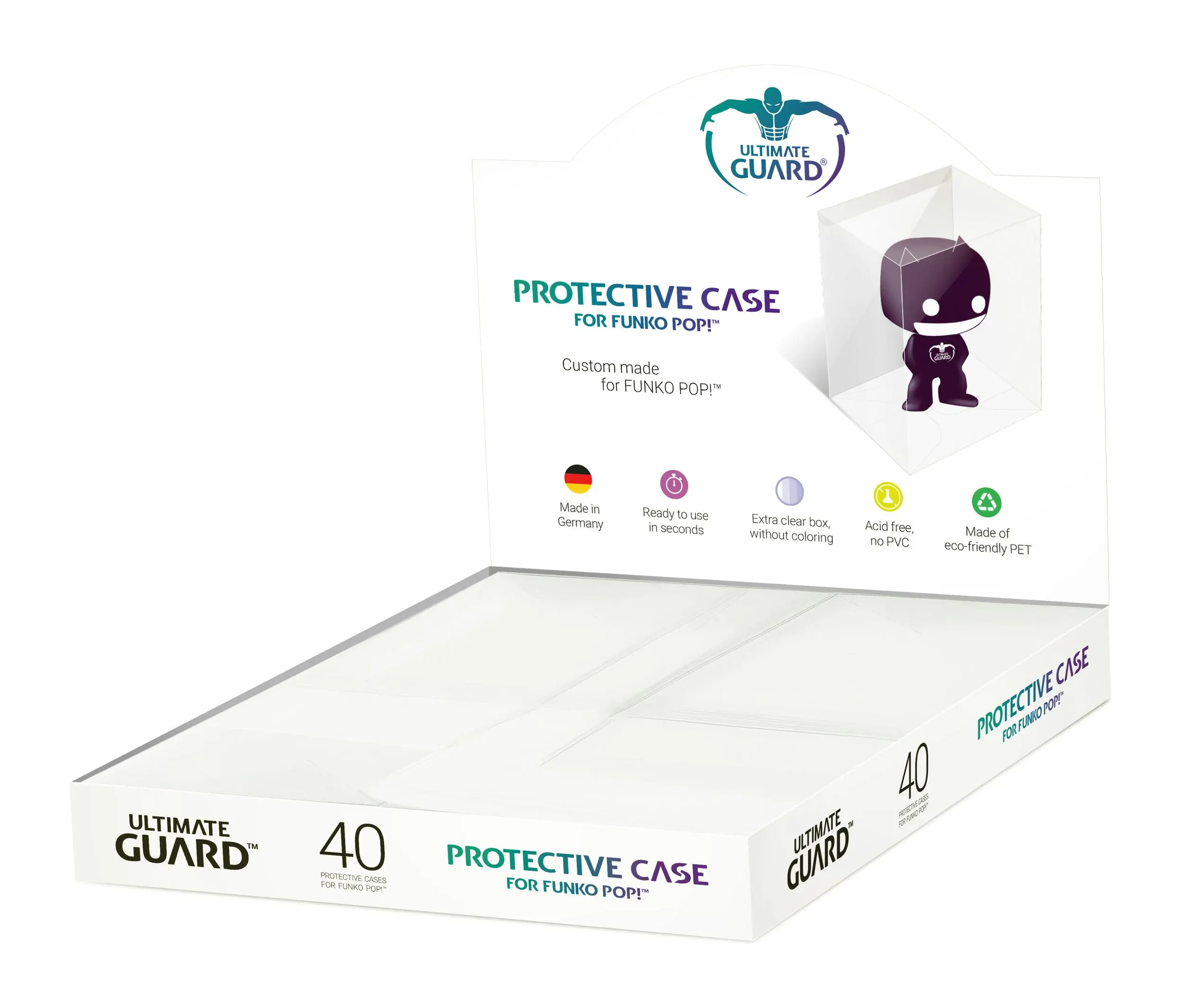 Ultimate Guard Schutzhülle Protective Case für Funko POP! Figuren 40 Stück Produktfoto