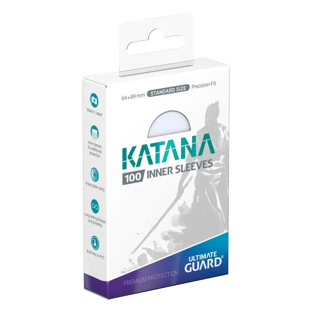 Ultimate Guard Katana Inner Sleeves Standardgröße Transparent (100) Produktfoto