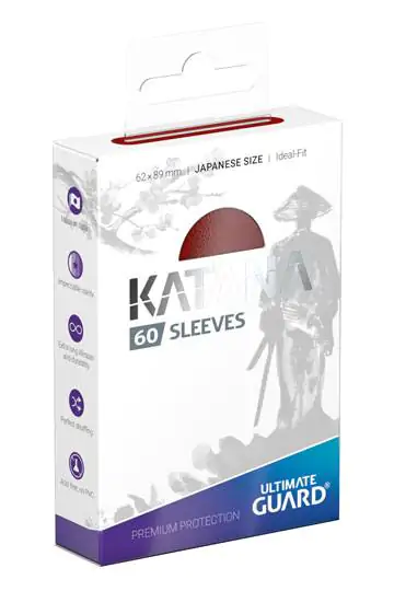 Ultimate Guard Katana Sleeves Japanische Größe Rot termékfotó