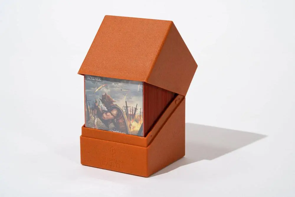 Ultimate Guard Return To Earth Boulder Deck Case 100+ Standardgröße Orange Produktfoto