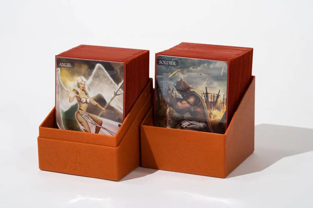 Ultimate Guard Return To Earth Boulder Deck Case 100+ Standardgröße Orange Produktfoto