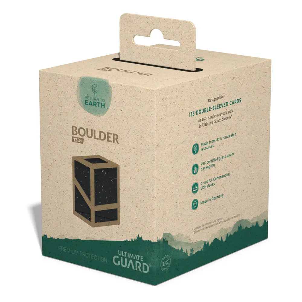 Ultimate Guard Return To Earth Boulder Deck Case 133+ Standardgröße Schwarz Produktfoto