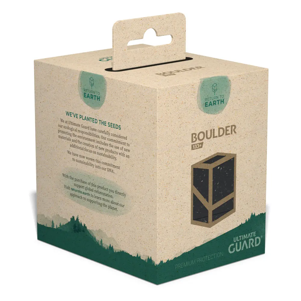 Ultimate Guard Return To Earth Boulder Deck Case 133+ Standardgröße Schwarz Produktfoto