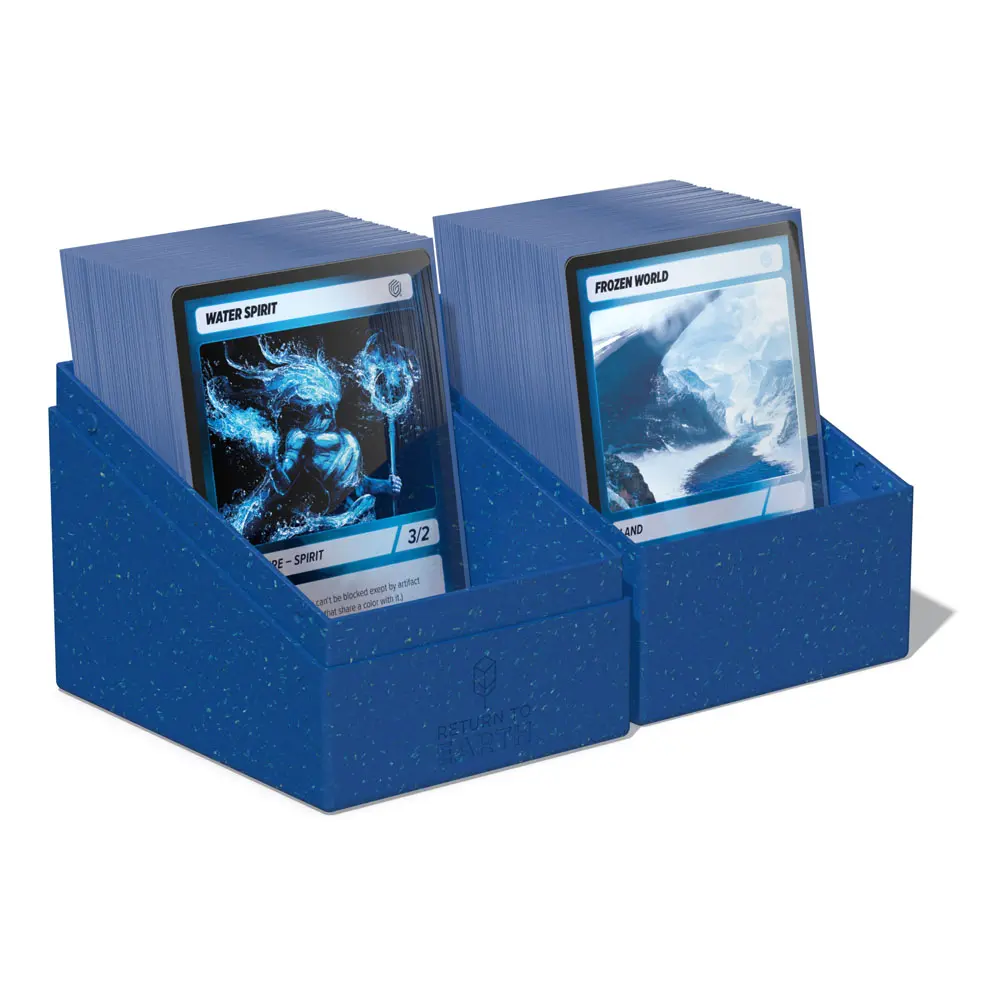 Ultimate Guard Return To Earth Boulder Deck Case 133+ Standardgröße Blau Produktfoto