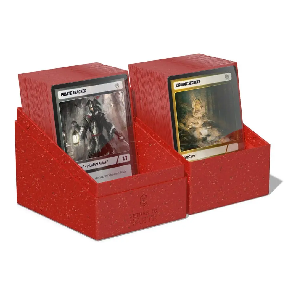 Ultimate Guard Return To Earth Boulder Deck Case 133+ Standardgröße Rot Produktfoto