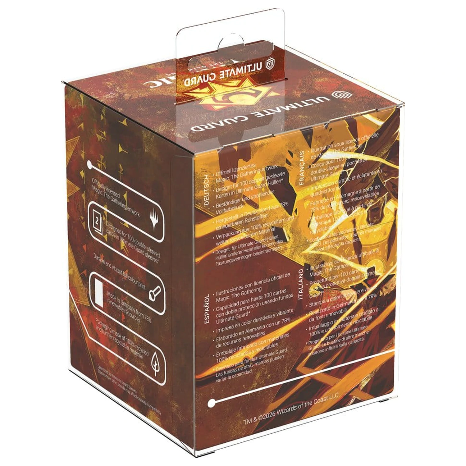 Ultimate Guard RTE Boulder 100+ Magic: The Gathering "Secrets of Strixhaven" - Lorehold Produktfoto