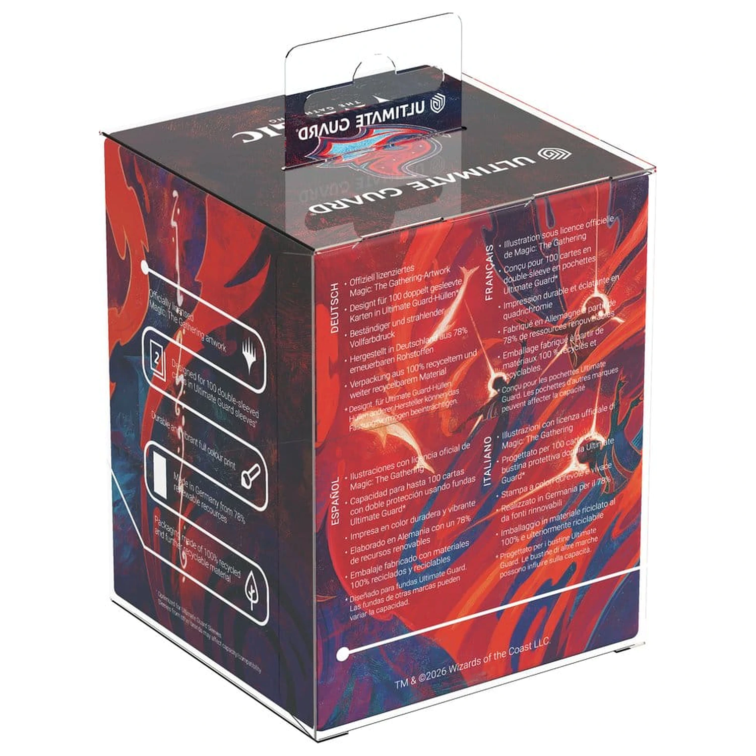 Ultimate Guard RTE Boulder 100+ Magic: The Gathering "Secrets of Strixhaven" - Prismari Produktfoto
