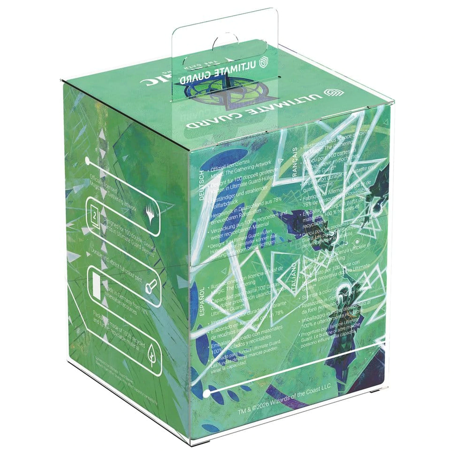 Ultimate Guard RTE Boulder 100+ Magic: The Gathering "Secrets of Strixhaven" - Quandrix Deckbox Produktfoto