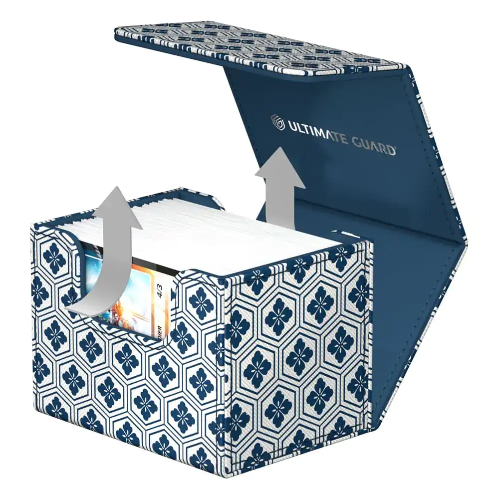 Ultimate Guard Sidewinder 100+ Katana: The Shogun's Journey - Part 2 - Kikko (White / Blue) Produktfoto