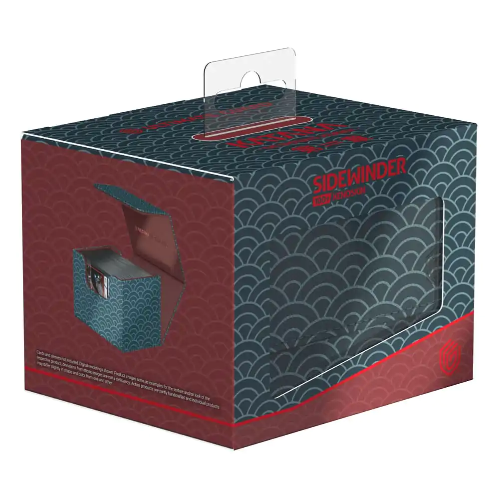 Ultimate Guard Sidewinder 100+ Katana: The Shogun's Journey - Part 2 - Seigaiha (Dark Blue / Dark Red) Produktfoto
