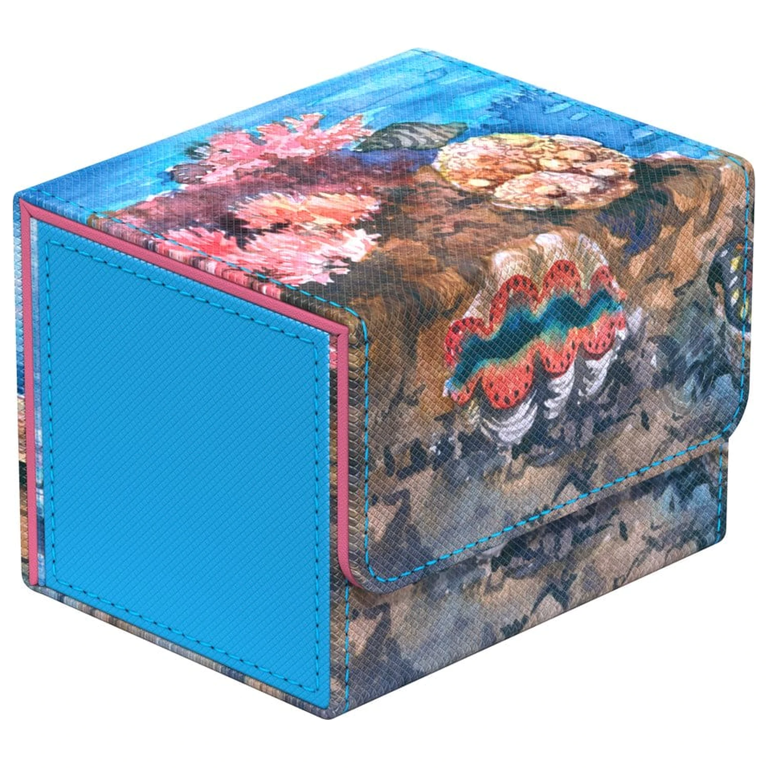 Ultimate Guard Sidewinder 100+ Xenoskin "Coral Places" - Seablue Hush Produktfoto